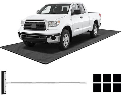 Extra-Large Waterproof Garage Floor Mat (22′ x 9′) for Under-Car Protection Against Mud, Rain, and Snow