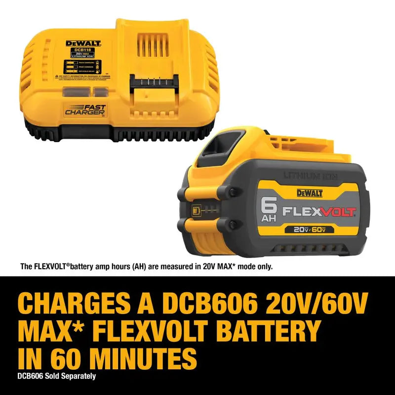 FLEXVOLT 20V MAX* Fan Cooled Fast Charger