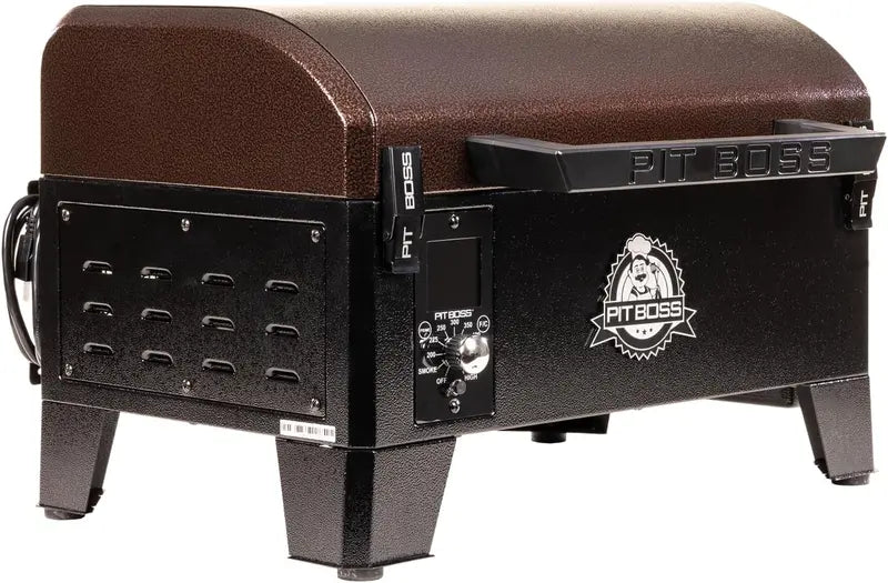 Mahogany Table Top Wood Grill with Temperature Control  Portable BBQ by 10697