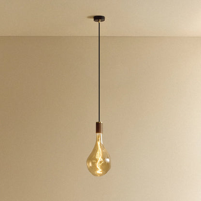 Voronoi III Pendant Light in Walnut