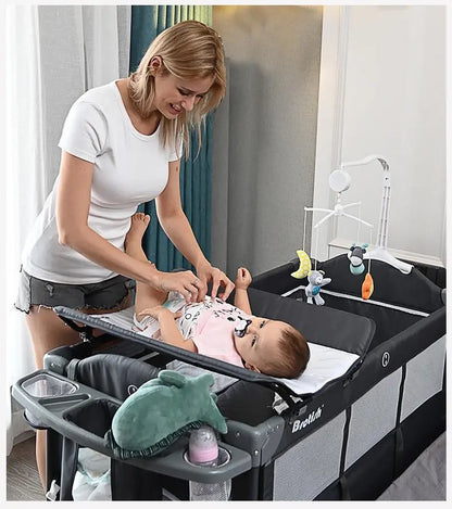 Adjustable Bedside Bassinet  Compact, Breathable Sleep Solution for Newborns