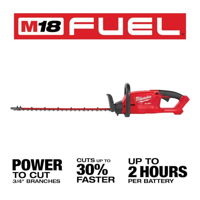 M12 FUEL 8 in. & M18 FUEL 24 in. 12V Lithium-Ion Cordless Hedge Trimmer 2-Tool Kit