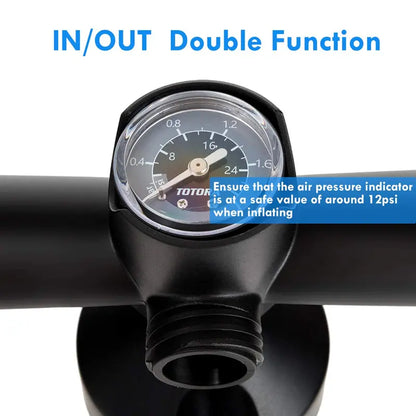 Dual-Action Hand Pump  High-Pressure Manual Air Pump for Inflatables and Sports Gear