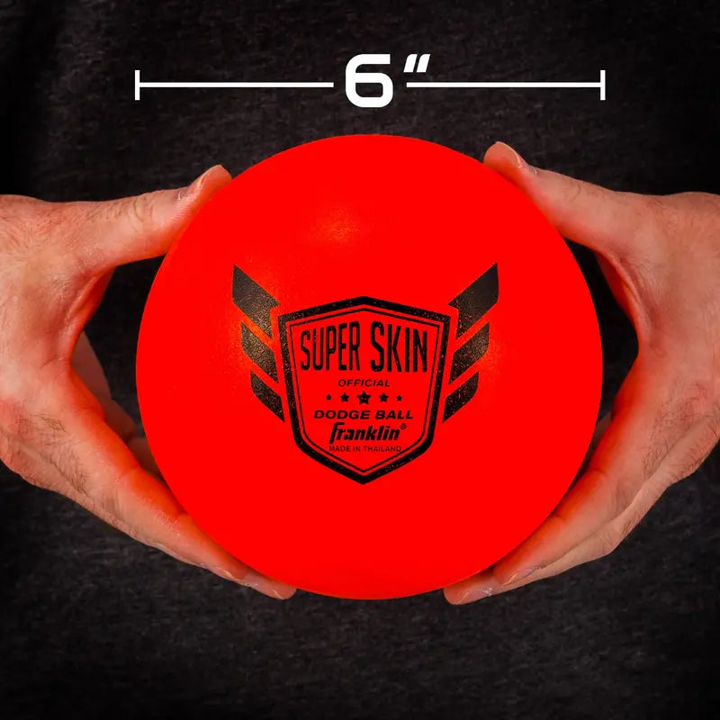 Franklin Sports Foam Dodgeball Set  (6) Soft Kids Dodgeballs