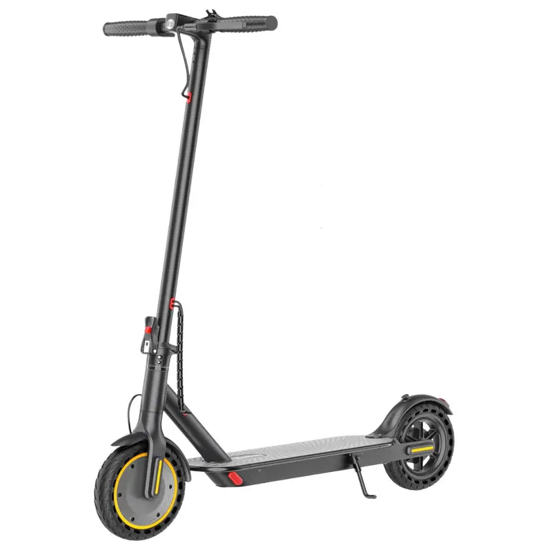 Lightweight Foldable Electric Scooter with Solid Tires and Aerospace-Grade Aluminum Frame