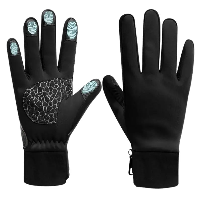 Winter Touchscreen Gloves  Insulated, Silicone-Grip Palm, Full-Finger Compatibility