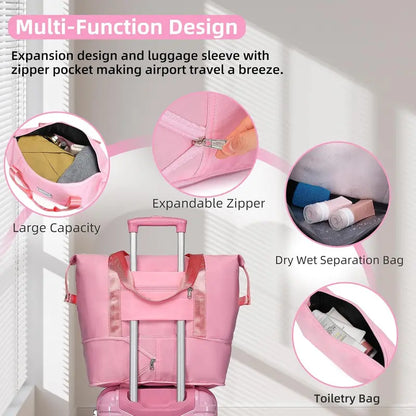 6-Piece Expandable Rolling Luggage Set  Lightweight Hardshell Suitcases with Smooth-Spinning Wheels & Modular Packing Options