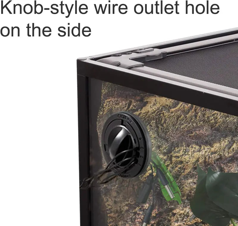 REPTI ZOO 67-Gallon Sliding-Glass Reptile Terrarium  48¡å x 18¡å x 18¡å