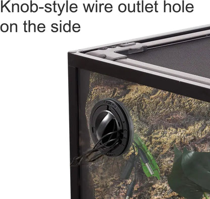 REPTI ZOO 67-Gallon Sliding-Glass Reptile Terrarium  48¡å x 18¡å x 18¡å