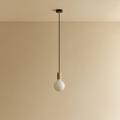 Porcelain III Pendant Light in Oak