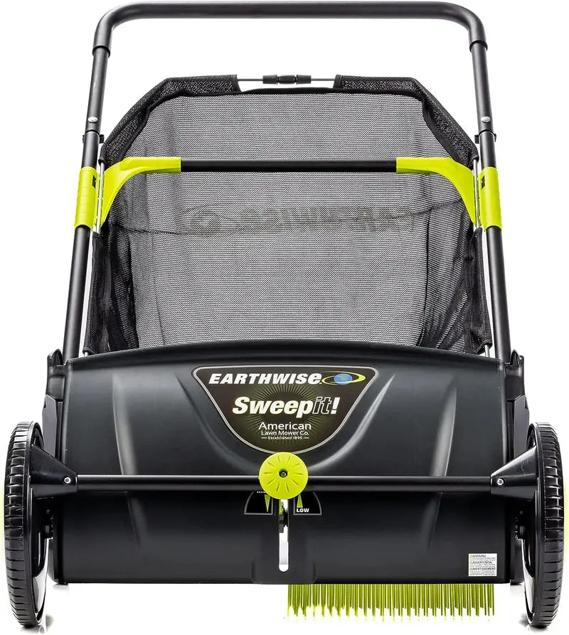 21-Inch Earthwise Leaf & Grass Lawn Sweeper Push Tool