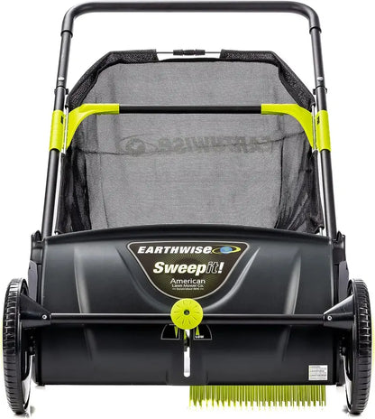 21-Inch Earthwise Leaf & Grass Lawn Sweeper Push Tool