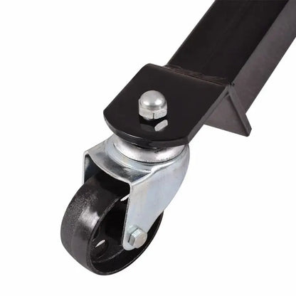 Heavy-Duty Hydraulic Transmission Jack  1660-Lb Capacity, 360° Rotating Base for Auto Repair