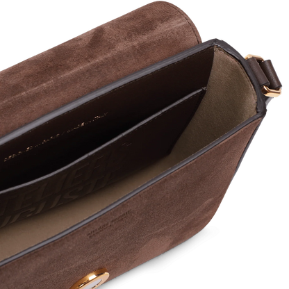 Mini Monceau - Cuir Velours Chocolat