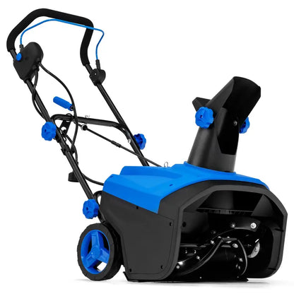 120V Electric Snow Thrower with 180° Rotating Chute and Foldable Handle