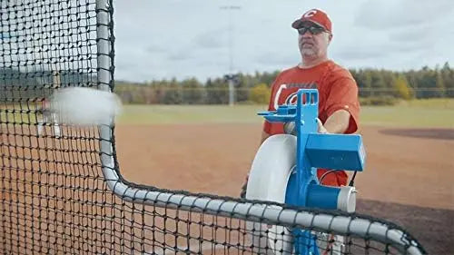 Jugs MVP Adjustable Pitching Machine  Up to 60 MPH, Baseball & Softball Compatible
