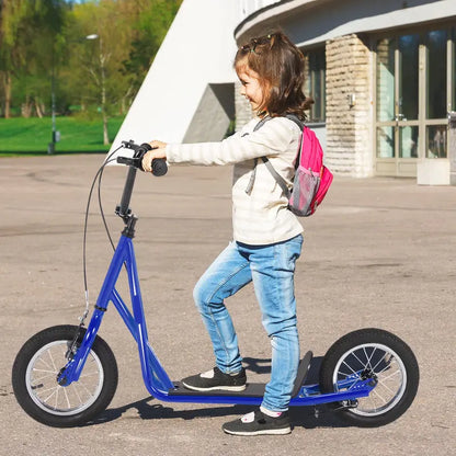 Dual-Purpose Kick Scooter  Lightweight Carbon Steel Frame for Kids and Adults