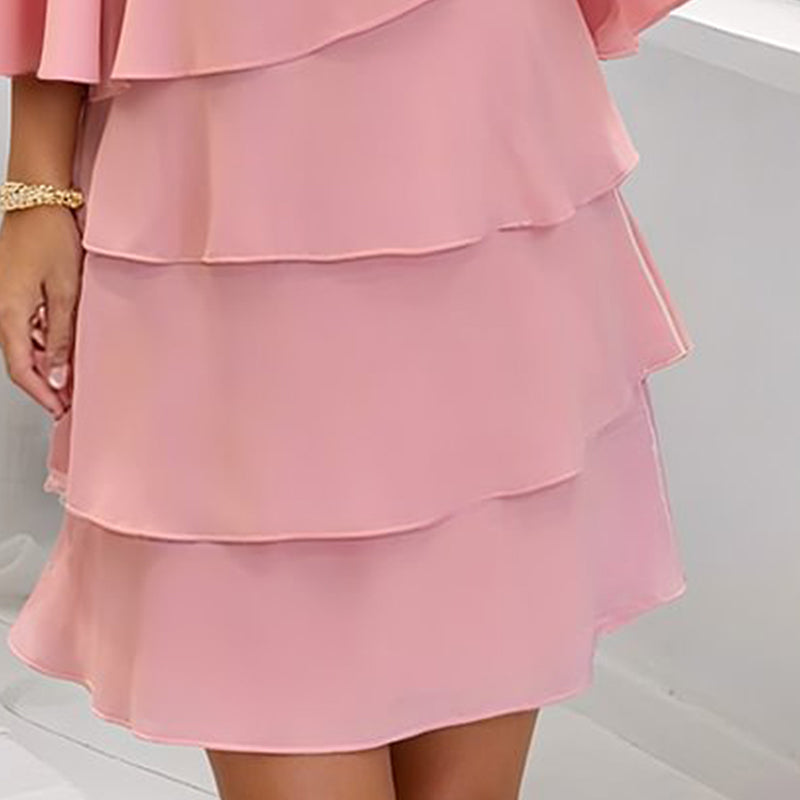 Robe Longue à Volants "Énigme"