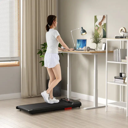 2.5HP Under-Desk Walking Pad  Compact Treadmill with Remote, 340 lb Capacity & Quiet Operation
