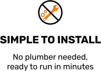 CWD30 Capacitive Electronic Water Descaler  No Salt Whole House Water Softener, Reduces Limescale, Fits Max 2″ Pipe