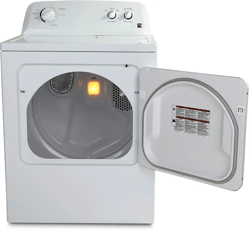 Kenmore 29-Inch Front-Load Electric Dryer  7.0 Cu. Ft. Capacity, Wrinkle Guard, White
