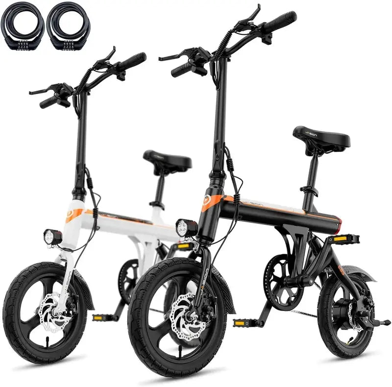 EB3 Folding Electric Bike  500W Peak Motor, 270Wh Battery, Rear Suspension, UL2849-Compliant Ebike for Adults and Teens