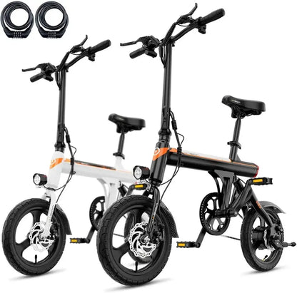 EB3 Folding Electric Bike  500W Peak Motor, 270Wh Battery, Rear Suspension, UL2849-Compliant Ebike for Adults and Teens