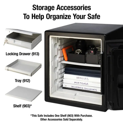 SentrySafe SFW123CS Fire- and Water-Resistant Safe  1.23 Cu. Ft., Dial Combination Lock