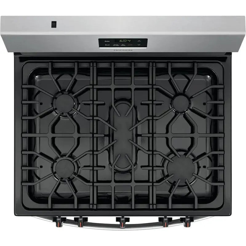 Frigidaire Stainless Steel 30-Inch 5-Burner Freestanding Gas Range (FCRG3052AS)