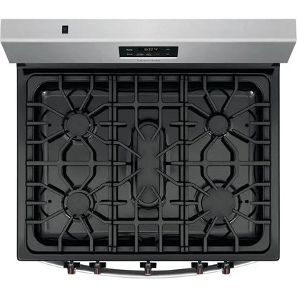 Frigidaire Stainless Steel 30-Inch 5-Burner Freestanding Gas Range (FCRG3052AS)