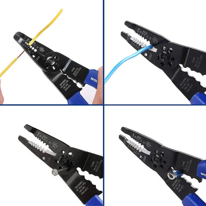WORKPRO 8″ Multi-Function Wire Stripper/Cutter/Crimper Tool