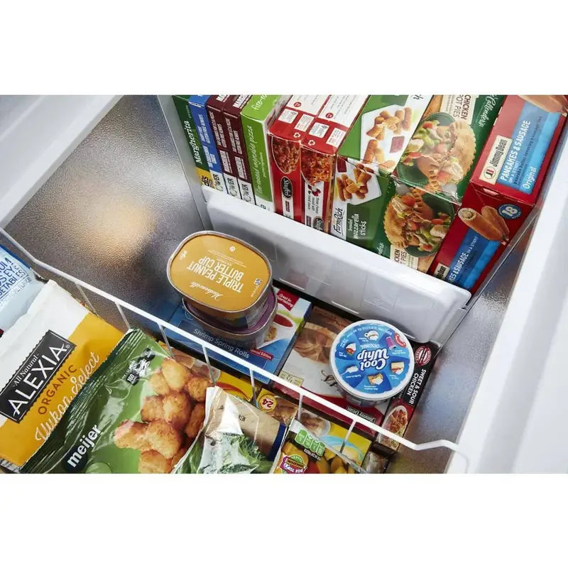 Whirlpool WZC5116LW 16 Cu. Ft. Convertible Chest FreezerRefrigerator with Storage Baskets, White