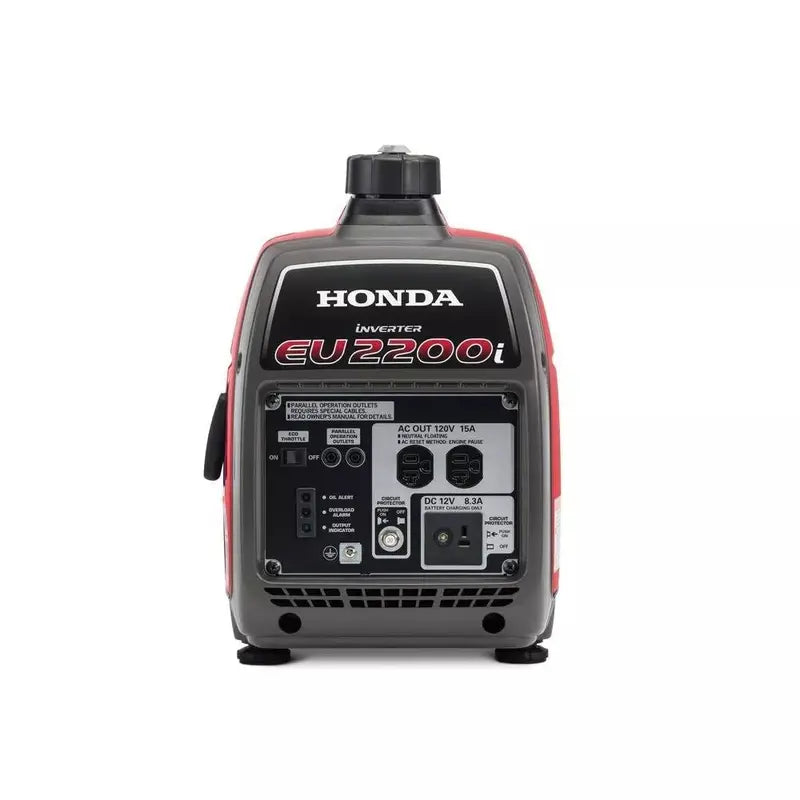 2200-Watt Quiet Gasoline Generator  Portable, Low-Noise Operation