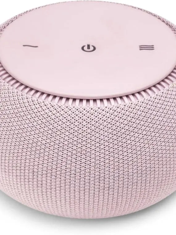 Dusk Smart White Noise Machine with Real Fan, Non-Looping Sound, Adjustable Tone & Volume, Remote App Control, Travel Case Included