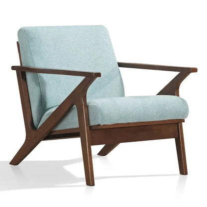 Omax Decor Zola Lounge Chair  Stylish Upholstered Accent Seating with Contemporary Profile