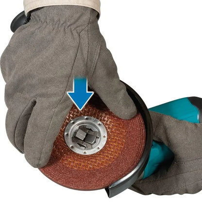 Makita 18V LXT Lithium-Ion Brushless Cordless 4-1/ 2 in. /5 in. X-LOCK Angle Grinder with AFT, Tool Only XAG25Z