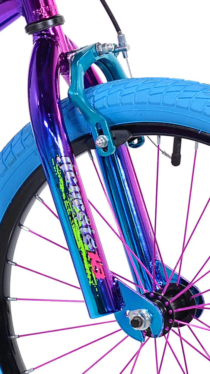Genesis 18-Inch Illusion Girls’ Bike  Blue & Purple Design