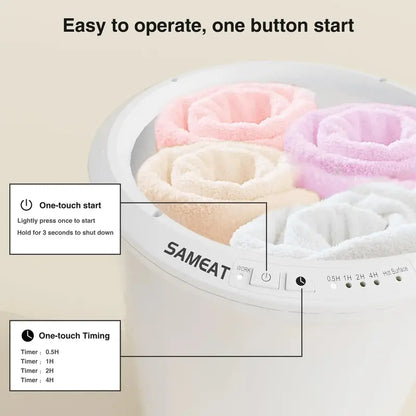 SAMEAT Extra-Large Heated Towel Warmer for Modern Bathroom Spaces
