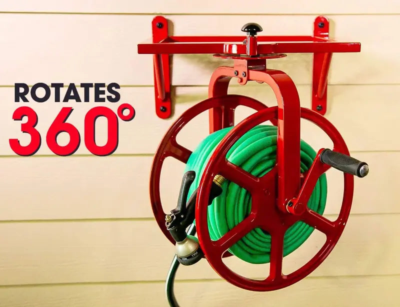 Liberty Garden Revolution Multi Directional Hose Reel, Steel