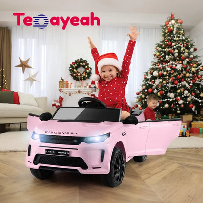TEOAYEAH Licensed Land Rover Kids’ Ride-On Car  Lithium-Ion Powered, Remote-Controlled, Built-in Music, Realistic Styling