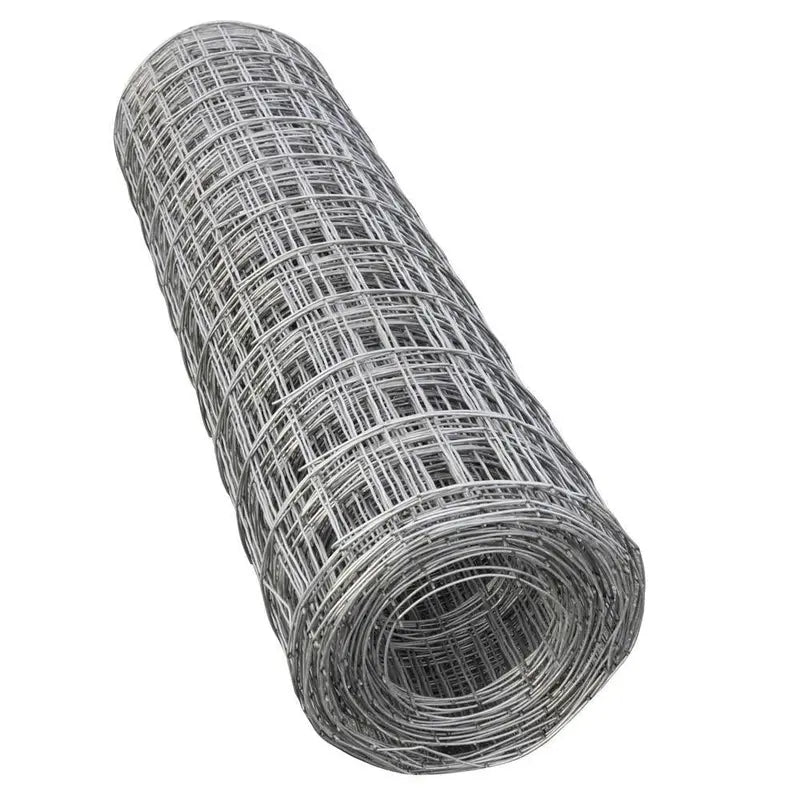 5 ft × 150 ft Galvanized Steel Mesh Roll  Heavy-Duty Wire Grid for Fencing or Reinforcement
