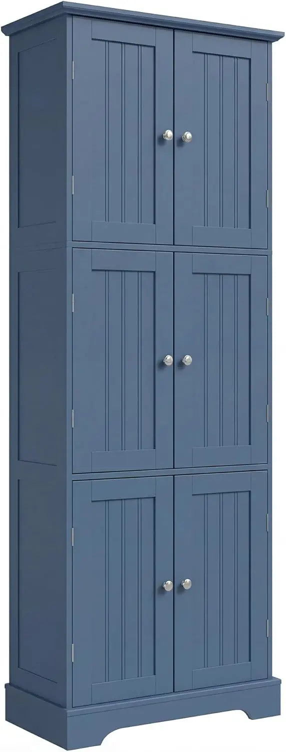 ChooChoo Six-Door Freestanding Bathroom Floor Cabinet