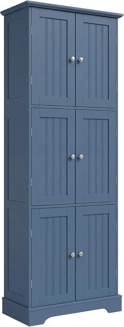 ChooChoo Six-Door Freestanding Bathroom Floor Cabinet