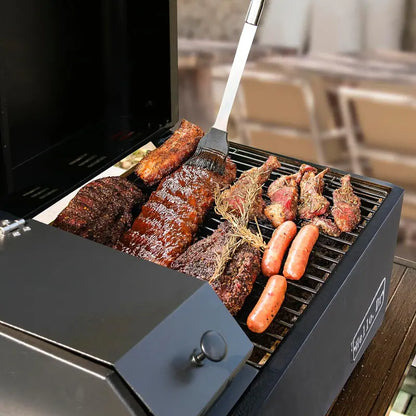 Portable Electric Pellet Grill & Smoker  8-in-1 Tabletop BBQ for RVs, Camping & Tailgates with Smart Temp Control & Steam Tech