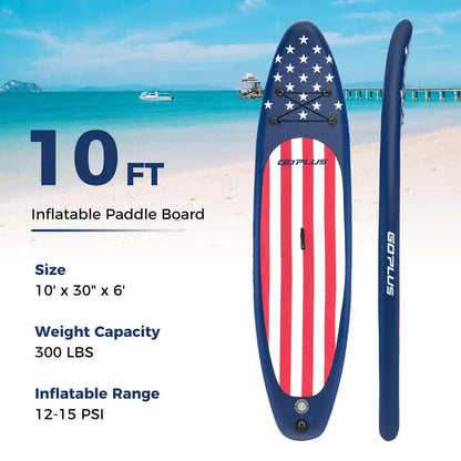 10-Foot Inflatable Stand-Up Paddle Board  Lightweight SUP for Beginners and Recreational Use