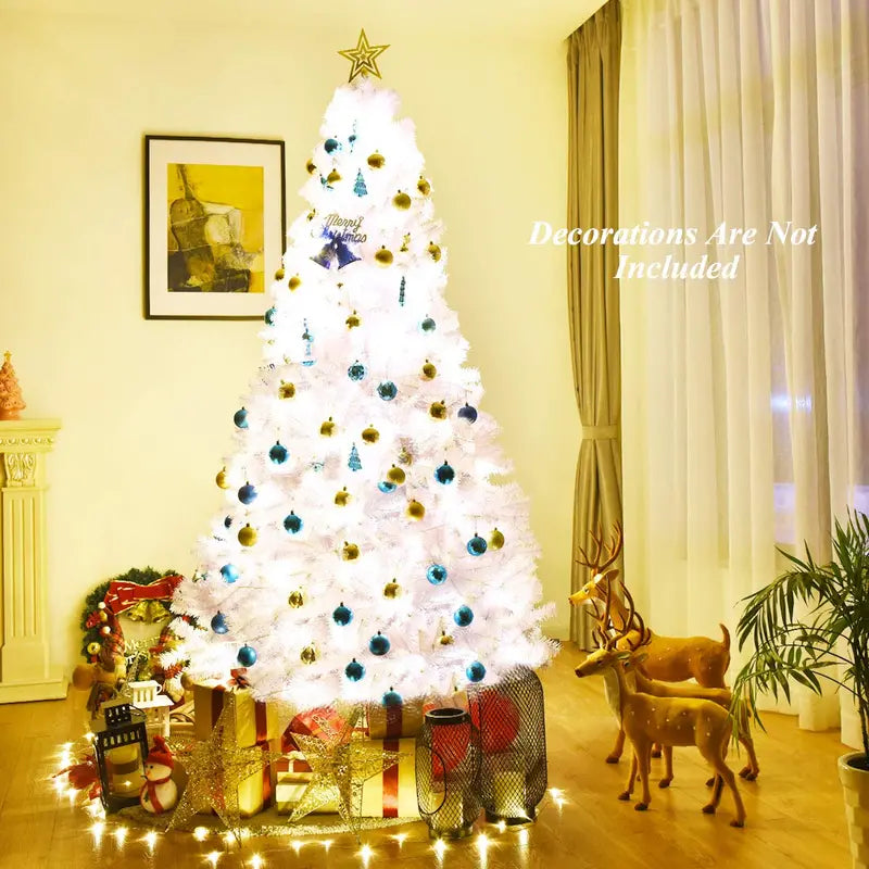 White Artificial Christmas Tree  Available in 6ft, 7.5ft, and 9ft Heights