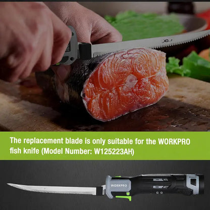 WORKPRO 10-Inch Replacement Blades for 12V Cordless Fillet Knife (Model W125223AH)