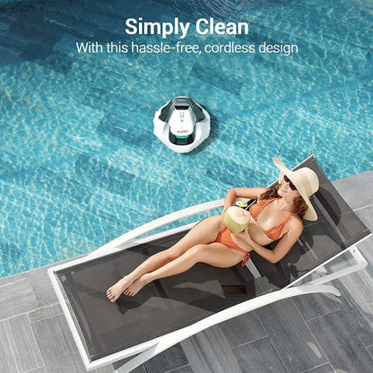 Dual-Motor Cordless Robotic Pool Vacuum Cleaner