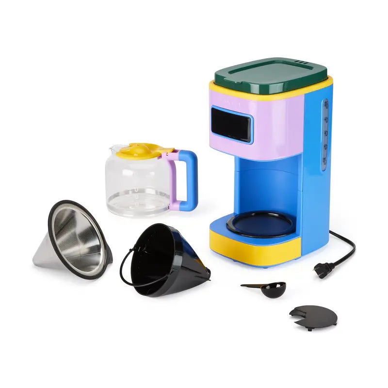 Bodum Bistro Programmable 12-Cup Coffee Maker  Vibrant Blue Multi-Function Brewer