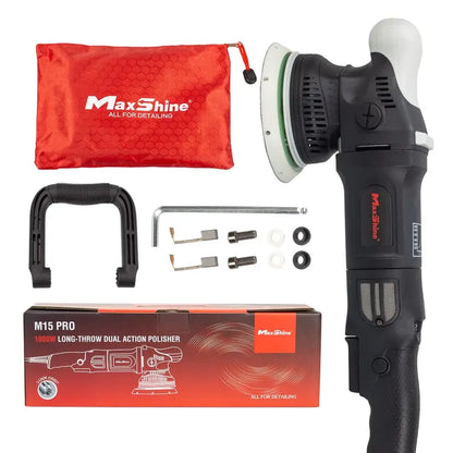 M15 Pro Series II Dual Action Polisher  1000W, 6-Speed, 15mm Throw, 5″ Disc, 5/8″ Thread for Auto Detailing & Paint Restoration